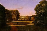 Famous House Paintings - The Gardens of the Van Rensselaer Manor House